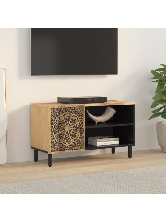 TV skříňka 80 x 31 x 46 cm masivní mangovníkové dřevo