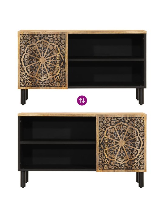 TV skříňka 80 x 31 x 46 cm masivní mangovníkové dřevo