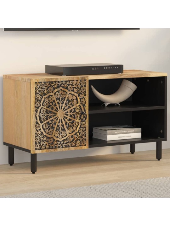 TV skříňka 80 x 31 x 46 cm masivní mangovníkové dřevo