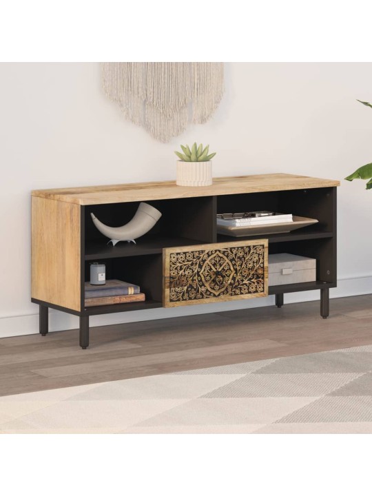 TV skříňka 100 x 33 x 46 cm masivní mangovníkové dřevo