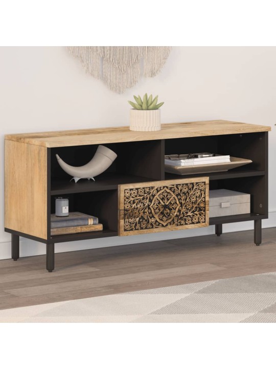 TV skříňka 100 x 33 x 46 cm masivní mangovníkové dřevo
