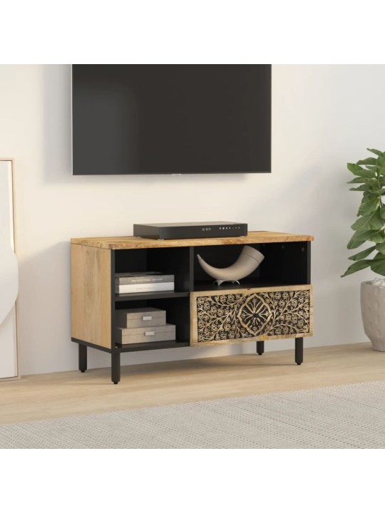 Tv skříňka 80 x 33 x 46 cm masivní mangovníkové dřevo