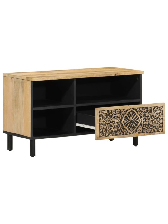 Tv skříňka 80 x 33 x 46 cm masivní mangovníkové dřevo