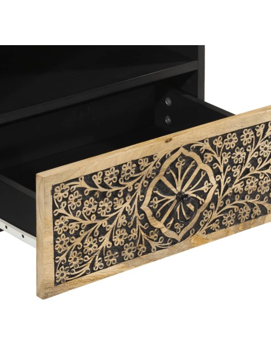 Tv skříňka 80 x 33 x 46 cm masivní mangovníkové dřevo