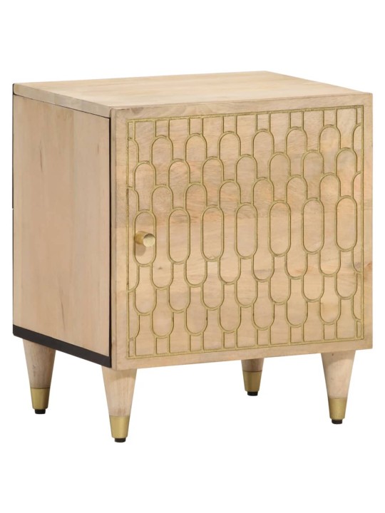 Noční stolky 2 ks 40 x 33 x 46 cm masivní mangovníkové dřevo
