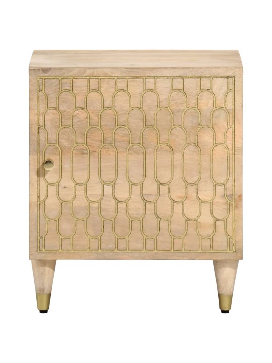 Noční stolky 2 ks 40 x 33 x 46 cm masivní mangovníkové dřevo