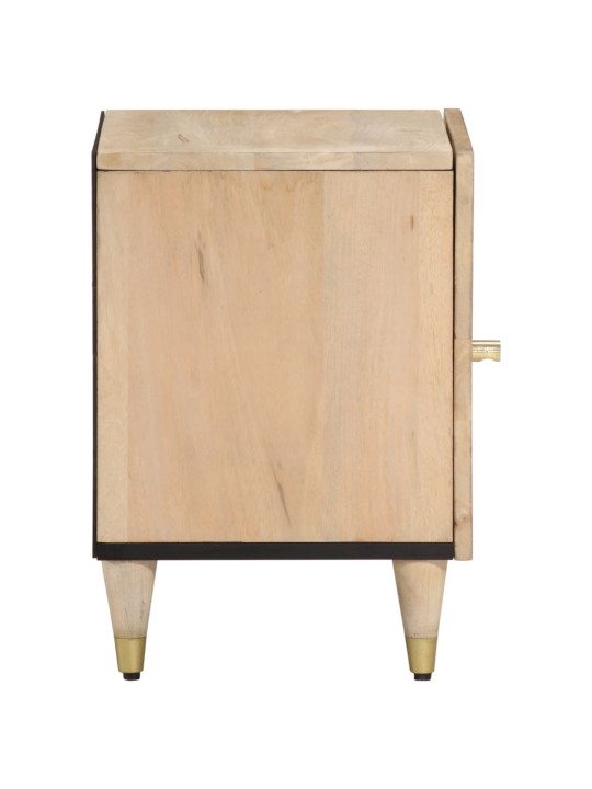 Noční stolky 2 ks 40 x 33 x 46 cm masivní mangovníkové dřevo