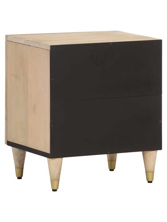 Noční stolky 2 ks 40 x 33 x 46 cm masivní mangovníkové dřevo