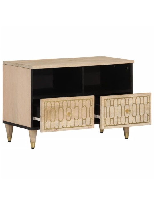 TV skříňka 70 x 33 x 46 cm masivní mangovníkové dřevo