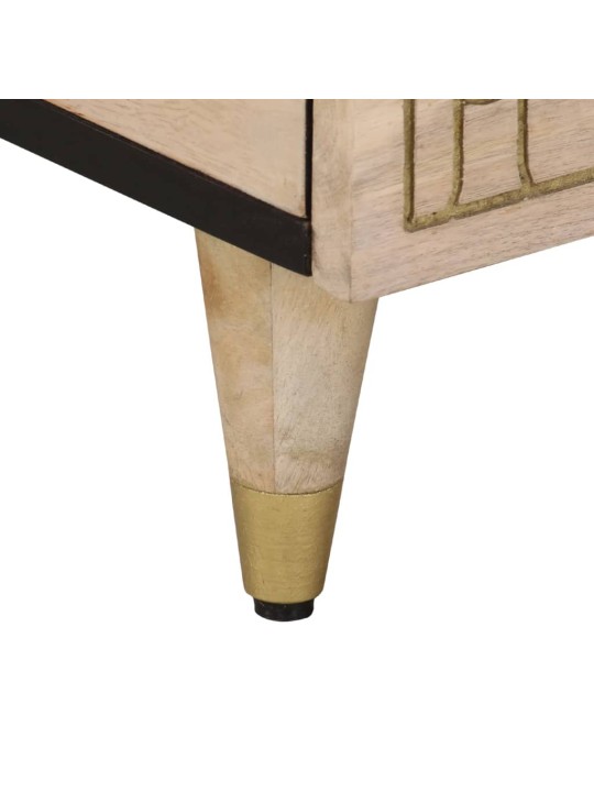 Konferenční stolek 80 x 50 x 40 cm masivní mangovníkové dřevo