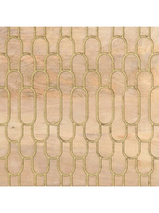 Noční stolek 40 x 33 x 46 cm masivní mangovníkové dřevo