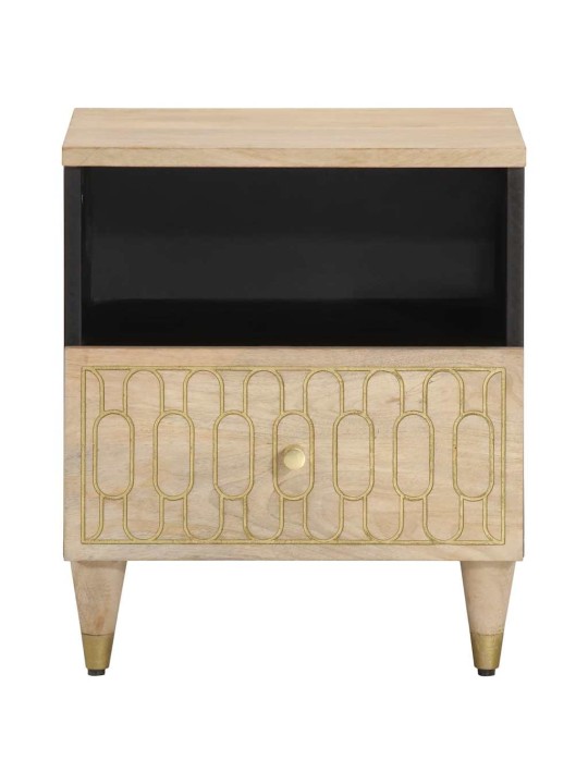 Noční stolky 2 ks 40 x 33 x 46 cm masivní mangovníkové dřevo
