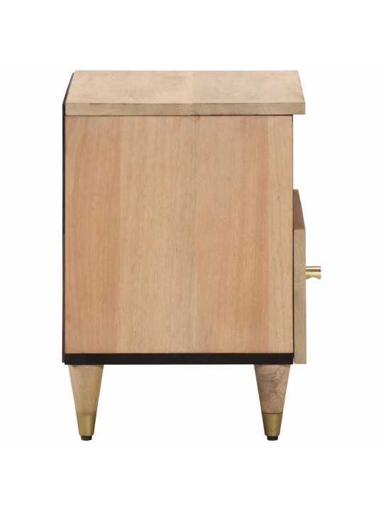 Noční stolky 2 ks 40 x 33 x 46 cm masivní mangovníkové dřevo