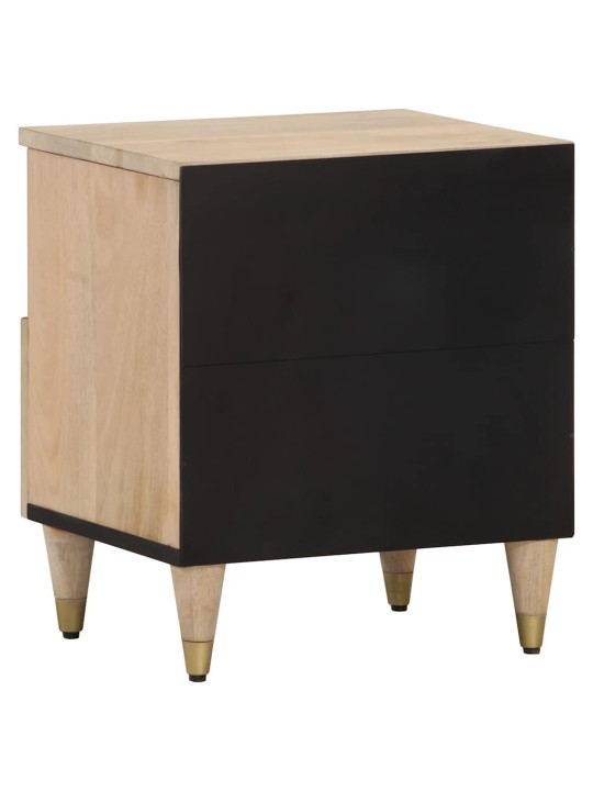 Noční stolky 2 ks 40 x 33 x 46 cm masivní mangovníkové dřevo