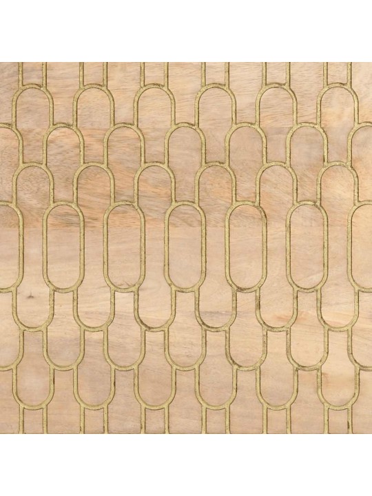 Noční stolky 2 ks 40 x 33 x 46 cm masivní mangovníkové dřevo