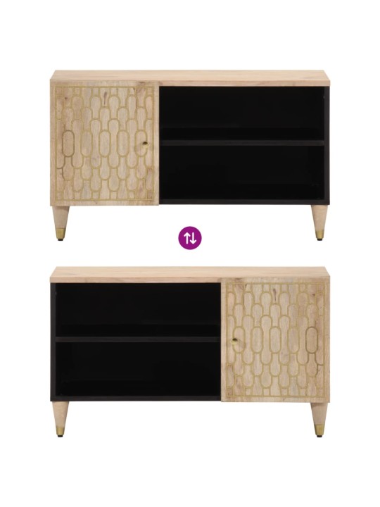 TV skříňka 80 x 31 x 46 cm masivní mangovníkové dřevo