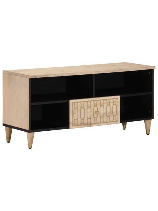 TV skříňka 100 x 33 x 46 cm masivní mangovníkové dřevo
