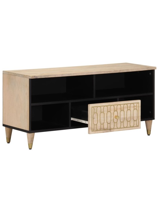 TV skříňka 100 x 33 x 46 cm masivní mangovníkové dřevo
