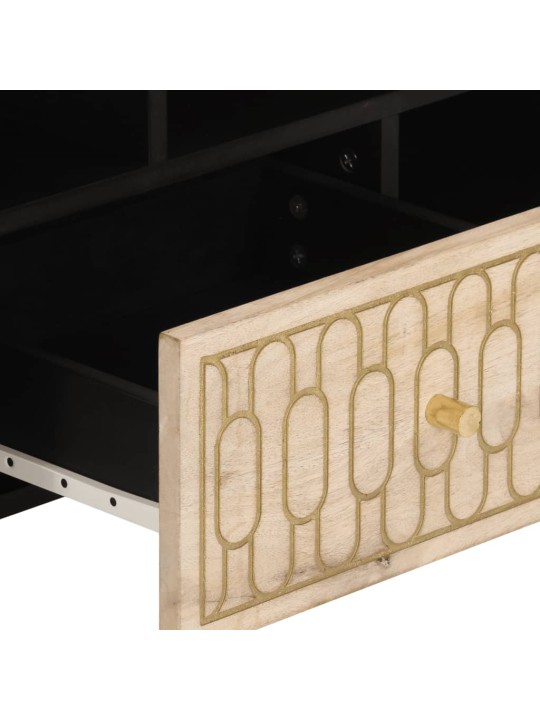 TV skříňka 100 x 33 x 46 cm masivní mangovníkové dřevo