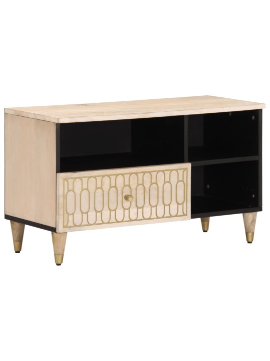 TV skříňka 80 x 33 x 46 cm masivní mangovníkové dřevo