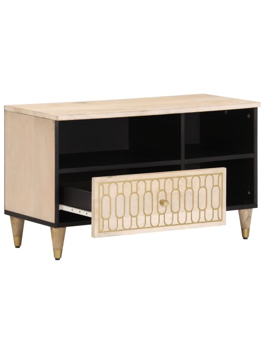 TV skříňka 80 x 33 x 46 cm masivní mangovníkové dřevo