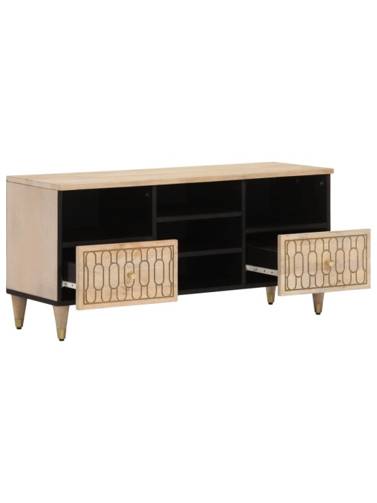 TV skříňka 100 x 33 x 46 cm masivní mangovníkové dřevo