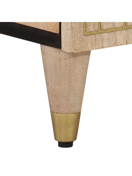 TV skříňka 100 x 33 x 46 cm masivní mangovníkové dřevo