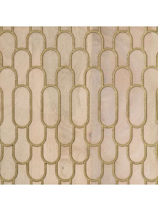 Koupelnová nástěnná skříňka 38 x 33 x 48 cm masivní mangovník