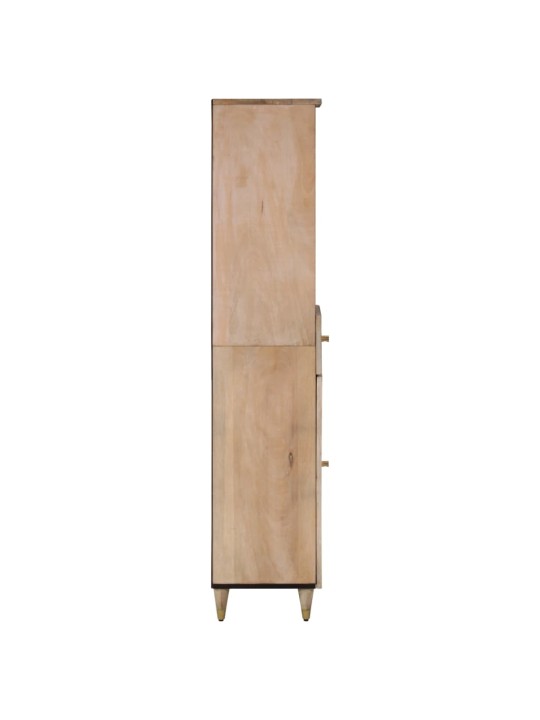 Koupelnová skříňka 38 x 33 x 160 cm masivní mangovníkové dřevo