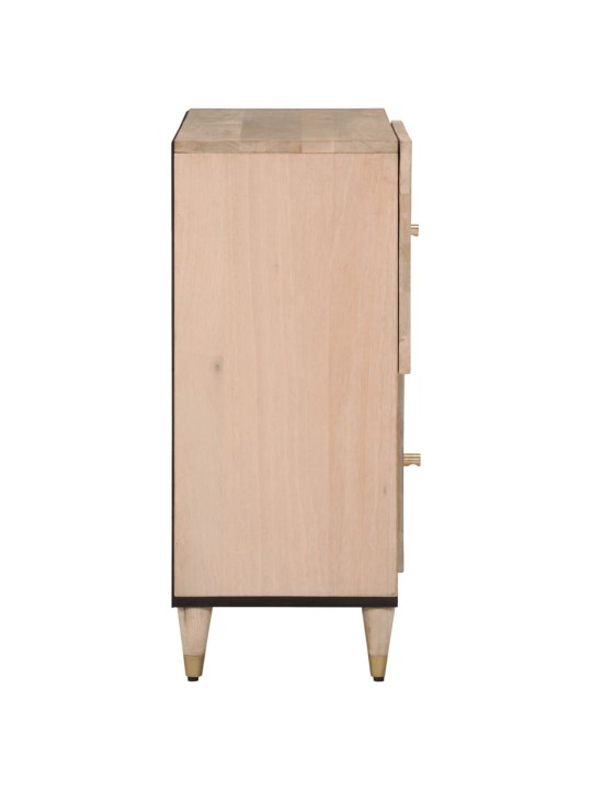 Odkládací skříňka 80 x 33 x 75 cm masivní mangovníkové dřevo