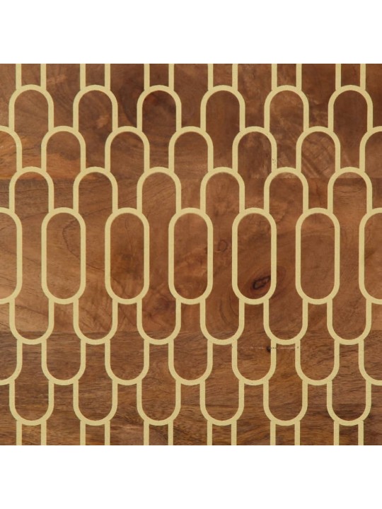 Konferenční stolek 80 x 54 x 40 cm masivní mangovníkové dřevo