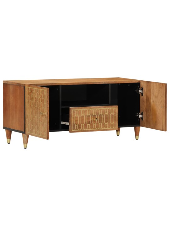 TV skříňka 105x33x46 cm masivní mangovníkové dřevo