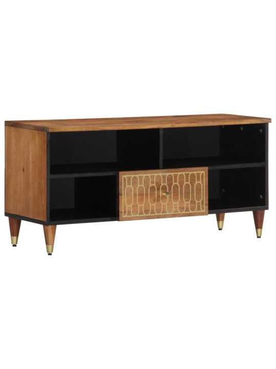 TV skříňka 100 x 33 x 46 cm masivní mangovníkové dřevo