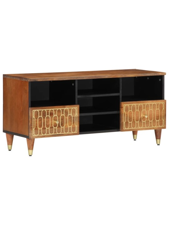 TV skříňka 100 x 33 x 46 cm masivní mangovníkové dřevo