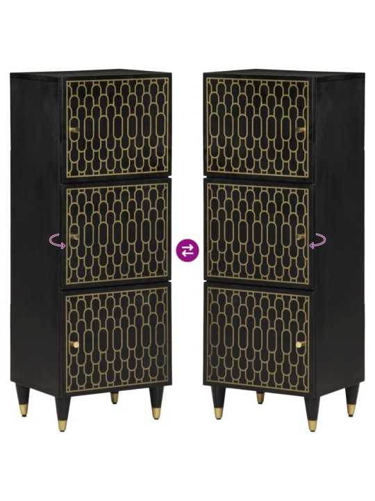 Skříň highboard 40 x 33 x 110 cm masivní mangovníkové dřevo