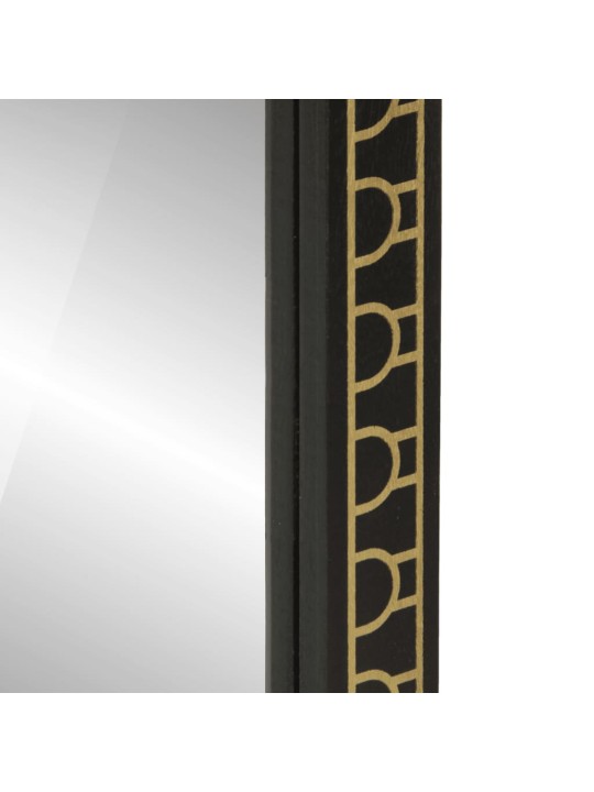 Koupelnové zrcadlo 50 x 70 x 2,5 cm masivní mangovník a sklo
