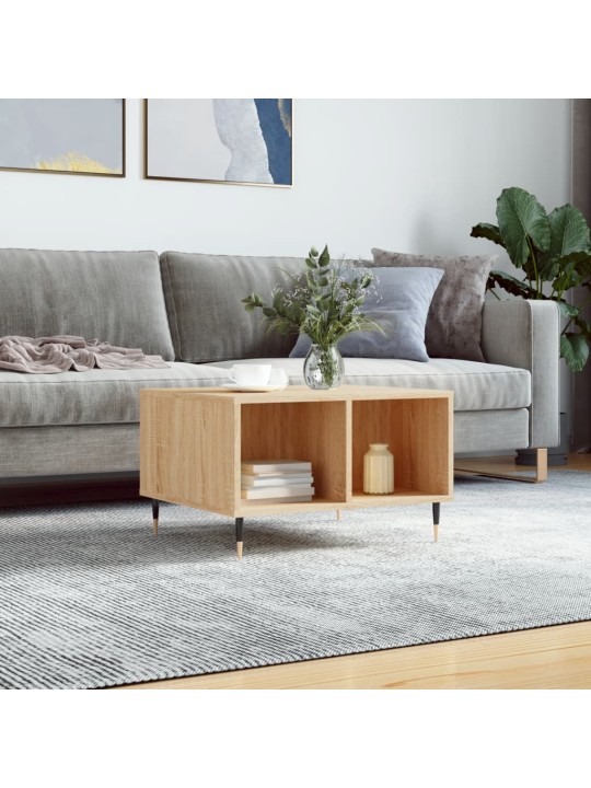 Konferenční stolek dub sonoma 60x50x36,5 cm kompozitní dřevo