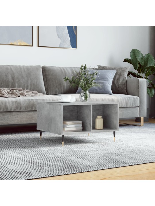 Konferenční stolek betonově šedý 60x50x36,5 cm kompozitní dřevo