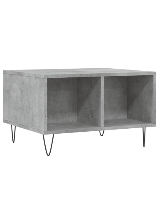 Konferenční stolek betonově šedý 60x50x36,5 cm kompozitní dřevo