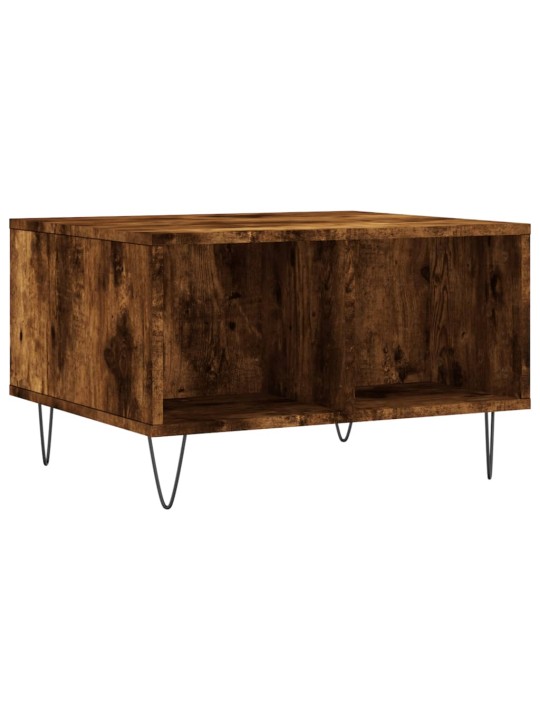 Konferenční stolek kouřový dub 60x50x36,5 cm kompozitní dřevo
