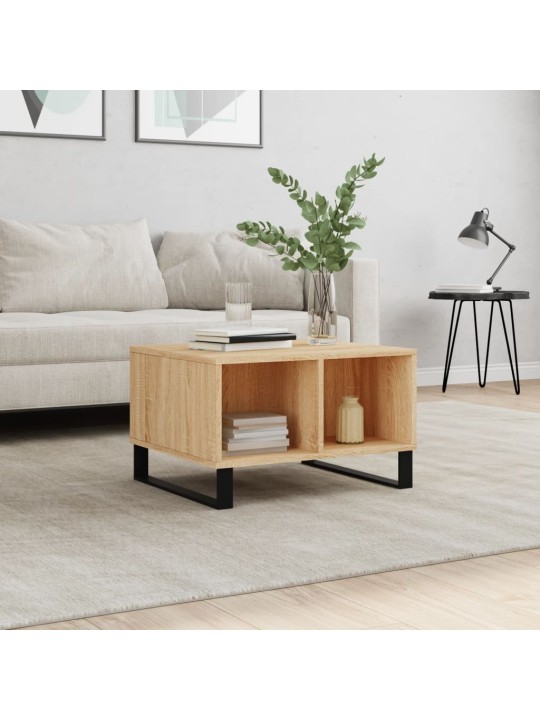 Konferenční stolek dub sonoma 60x50x36,5 cm kompozitní dřevo