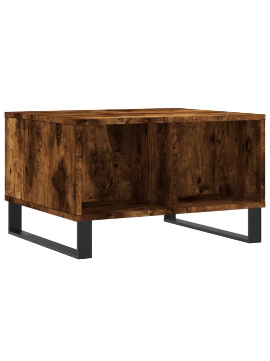 Konferenční stolek kouřový dub 60x50x36,5 cm kompozitní dřevo