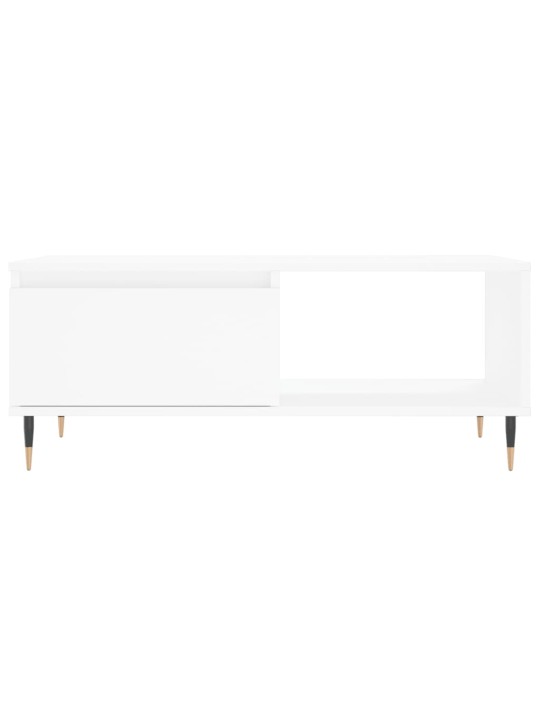 Konferenční stolek bílý 90 x 50 x 36,5 cm kompozitní dřevo