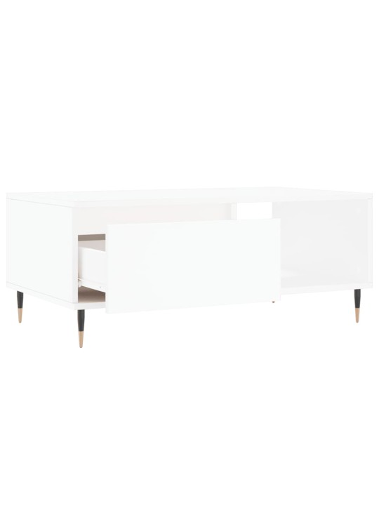 Konferenční stolek bílý 90 x 50 x 36,5 cm kompozitní dřevo