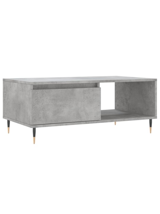 Konferenční stolek betonově šedý 90x50x36,5 cm kompozitní dřevo
