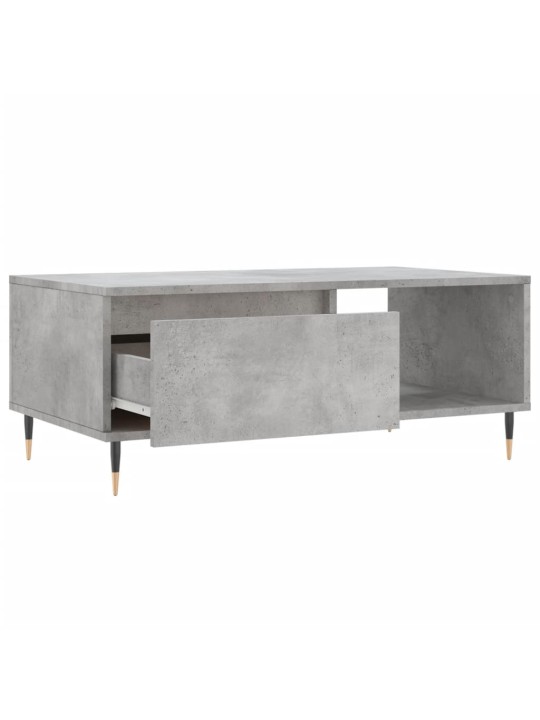 Konferenční stolek betonově šedý 90x50x36,5 cm kompozitní dřevo