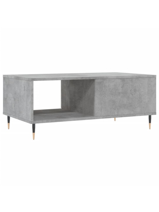 Konferenční stolek betonově šedý 90x50x36,5 cm kompozitní dřevo