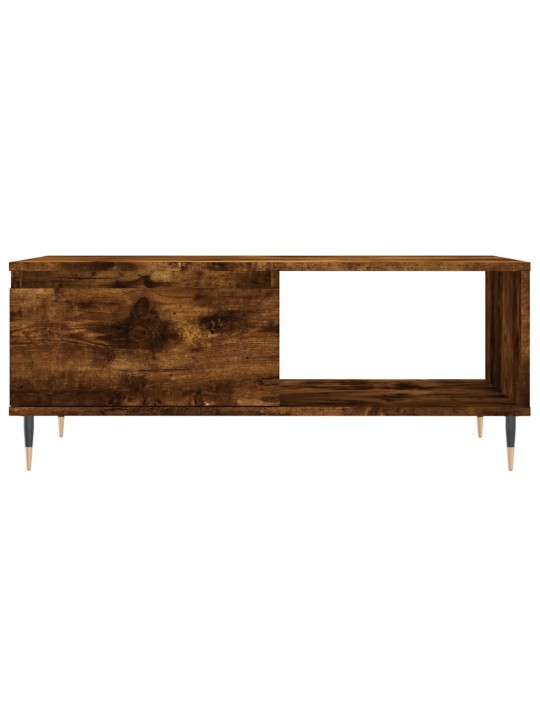 Konferenční stolek kouřový dub 90x50x36,5 cm kompozitní dřevo