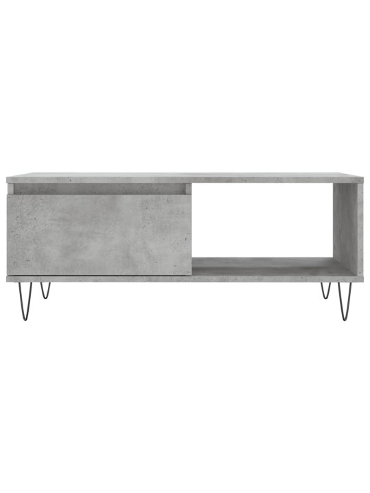 Konferenční stolek betonově šedý 90x50x36,5 cm kompozitní dřevo