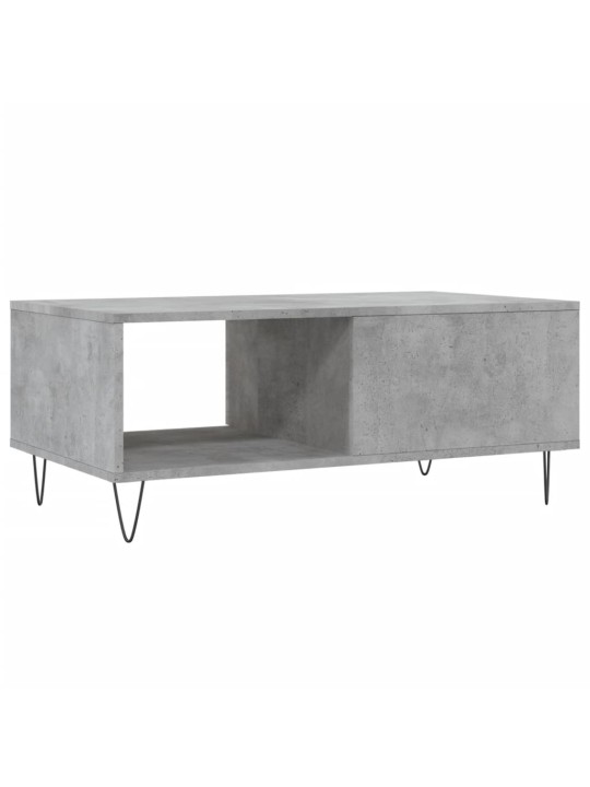 Konferenční stolek betonově šedý 90x50x36,5 cm kompozitní dřevo